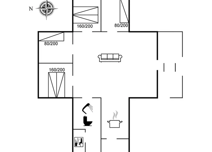 Gidske - 300m From The Sea By Interhome *